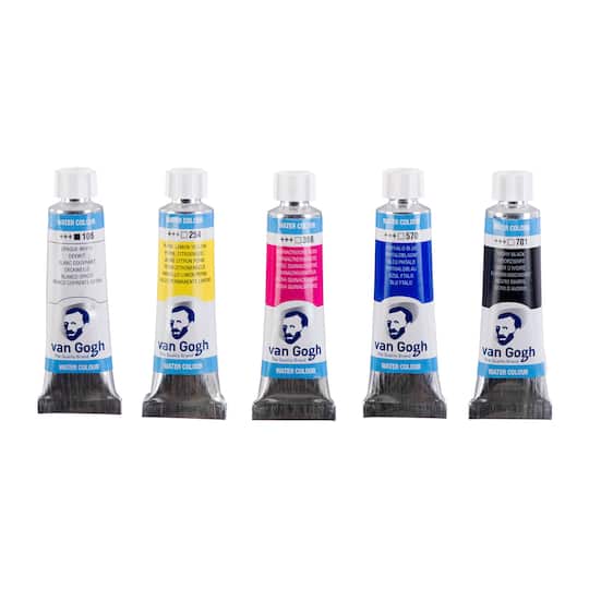Van Gogh; Van Gogh 10mL Primary Mixing Selection Watercolor Tube Set; Category:Watercolor Tube Sets; Image:1